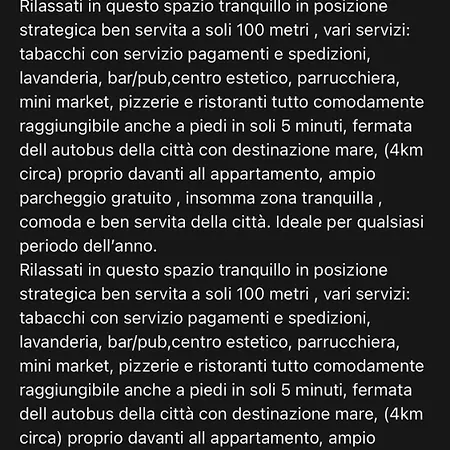 Relax E Comodita Apartment Policoro